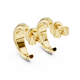 Aurelia Twinkle Gold Hoops Earrings