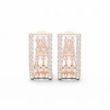 Rosévara Diamond Hoop Earrings