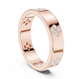 Rosavelle Flower Diamond Ring