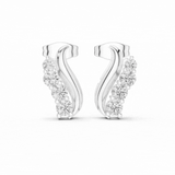 Marina Wave Diamond Earrings