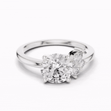 Celestique Round Cut Engagement Ring