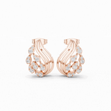 Aqualeaf Flow Diamond Earrings