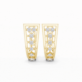 Victoria Prism Diamond Earrings