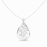 Aquafolia Diamond Pendant