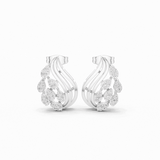Aqualeaf Flow Diamond Earrings