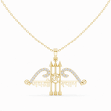 Trishakti Om Diamond Pendant