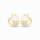 Kiara Spiral Diamond Earrings