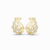 Aqualeaf Flow Diamond Earrings
