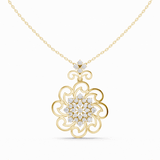 Solaris Bloom Diamond Pendant
