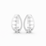 Velmira Five Stone Hoop Earrings