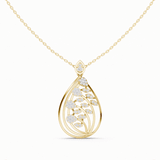 Aquafolia Diamond Pendant