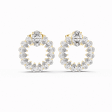 Oval & Pear Cut Diamond Earrings