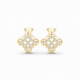 Linhara Floral Diamond Earrings