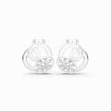 Kiara Spiral Diamond Earrings