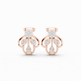 Senlisse Lotus Diamond Earrings