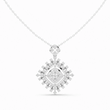 Squarelle Diamond Pendant
