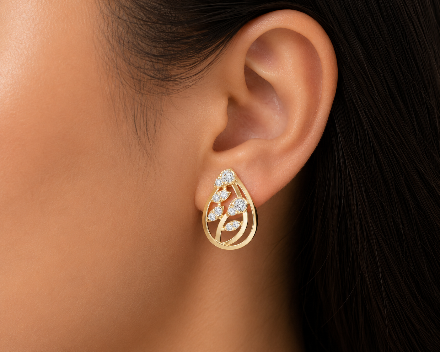 Leaforia Diamond Earrings