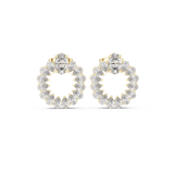Oval & Pear Cut Diamond Earrings
