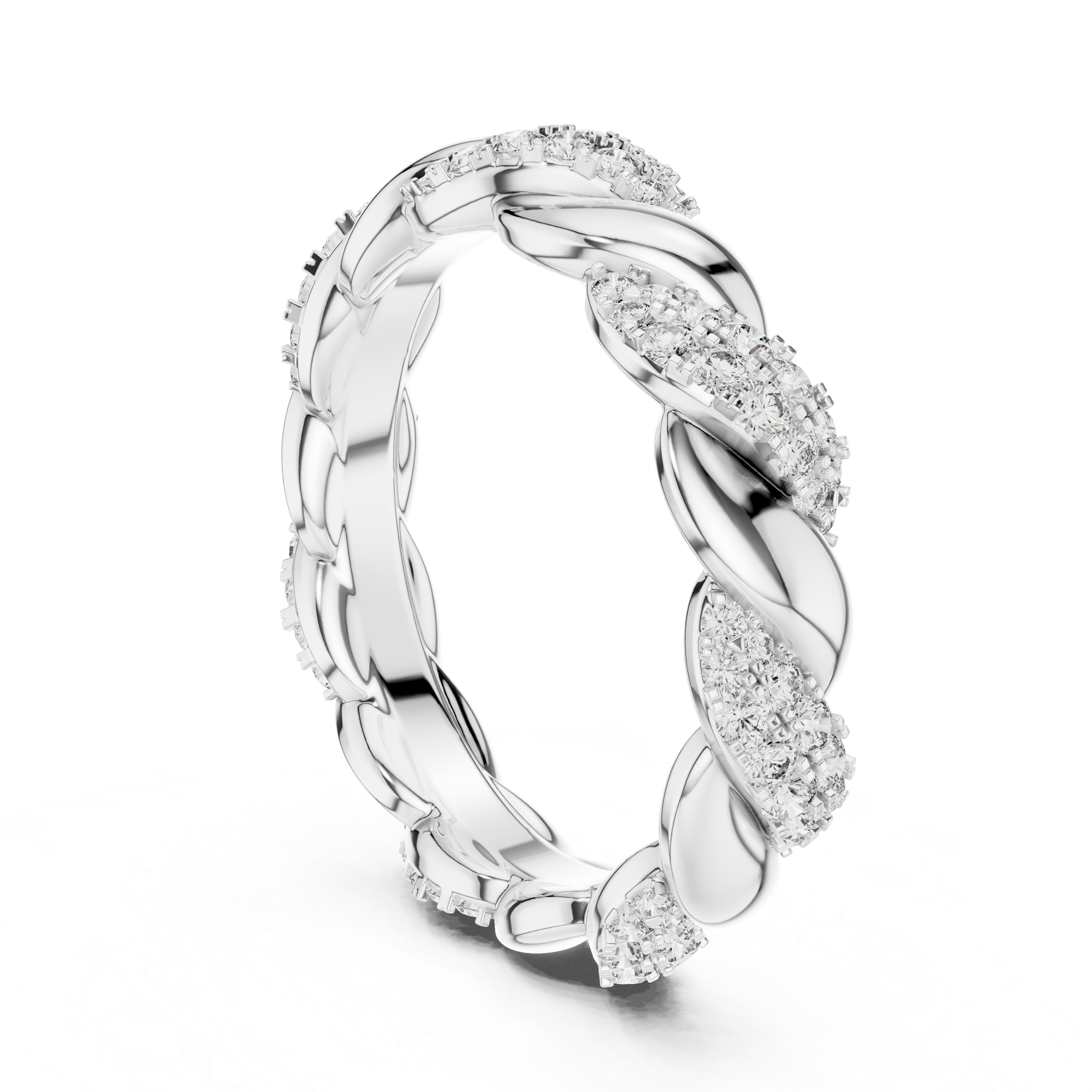 Orlisse Diamond Weave Ring