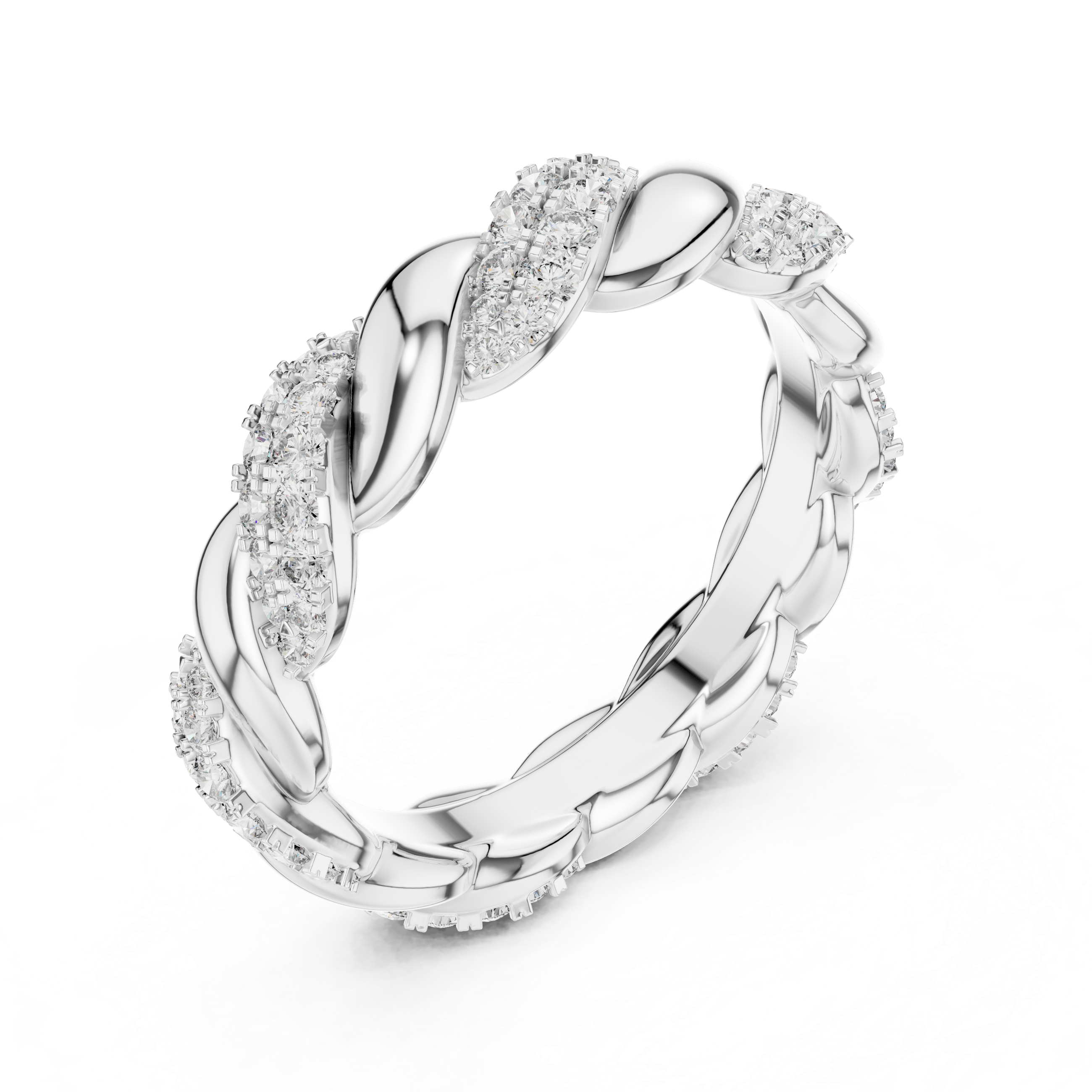 Orlisse Diamond Weave Ring