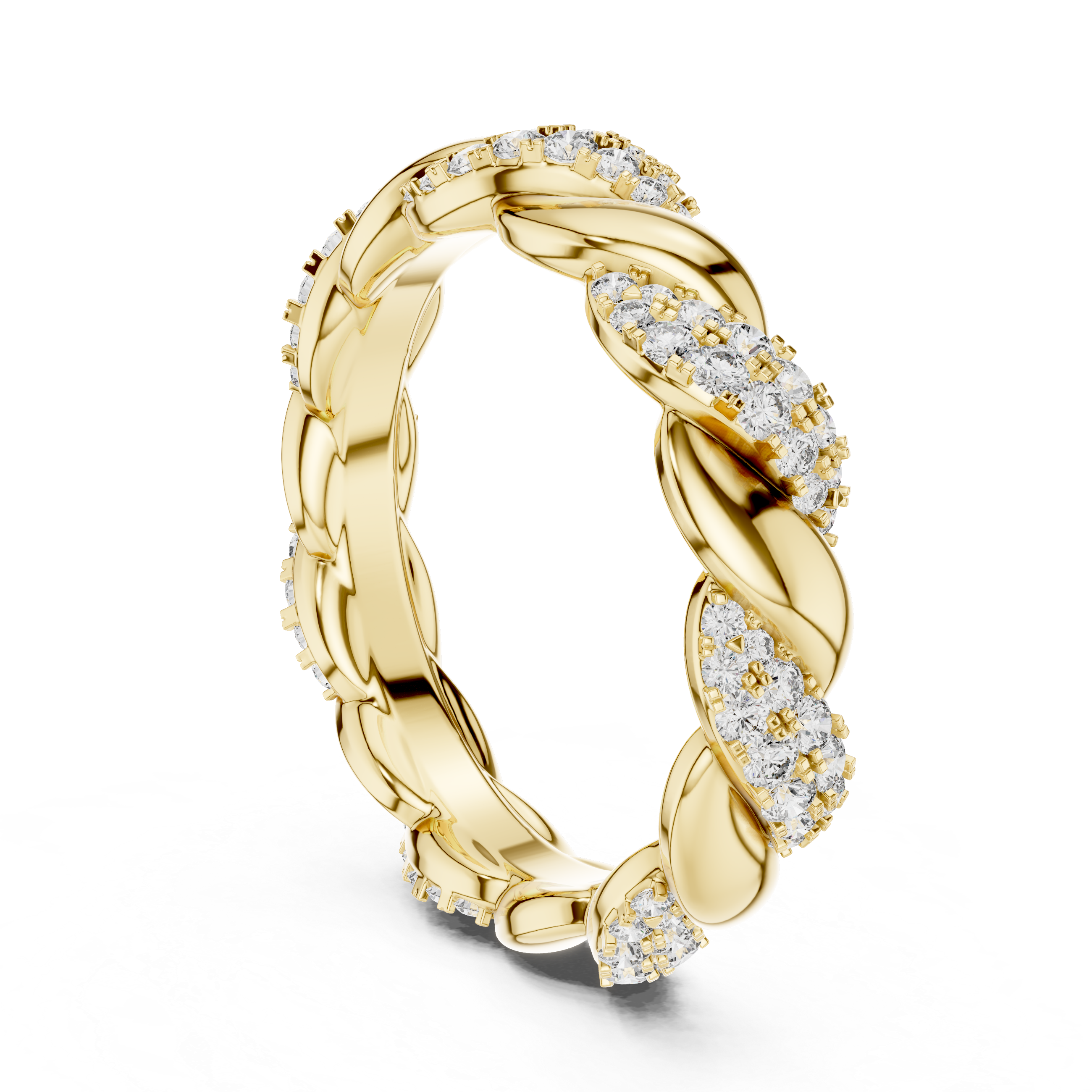 Orlisse Diamond Weave Ring