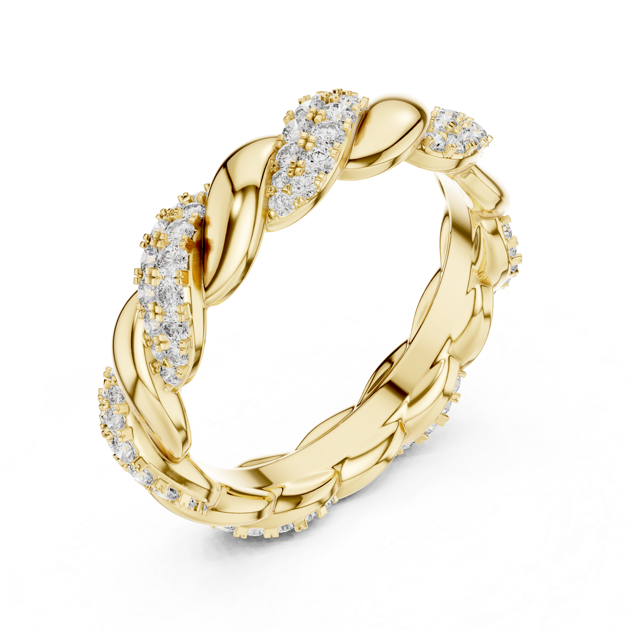 Orlisse Diamond Weave Ring