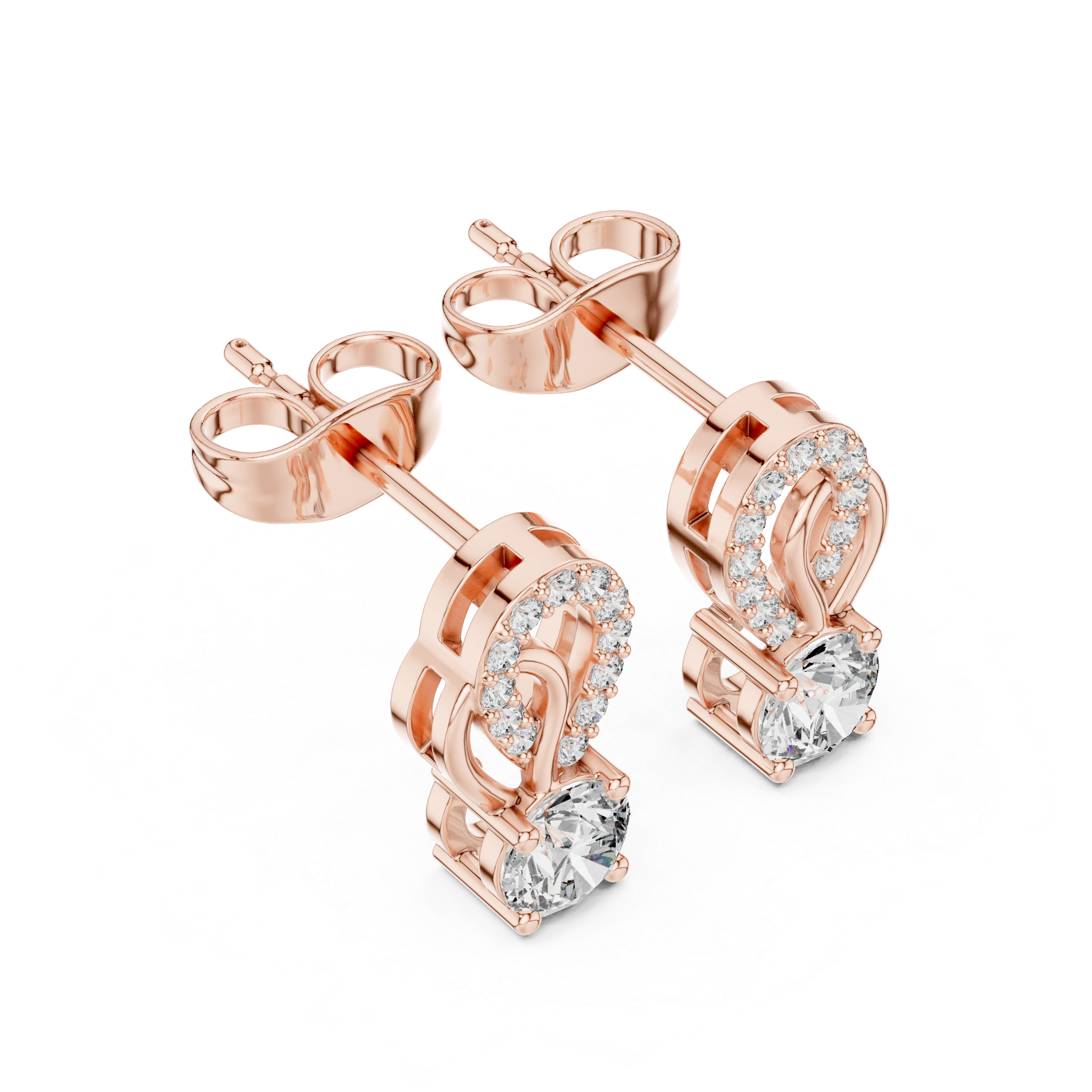 Orlisse Heart Flow Earrings