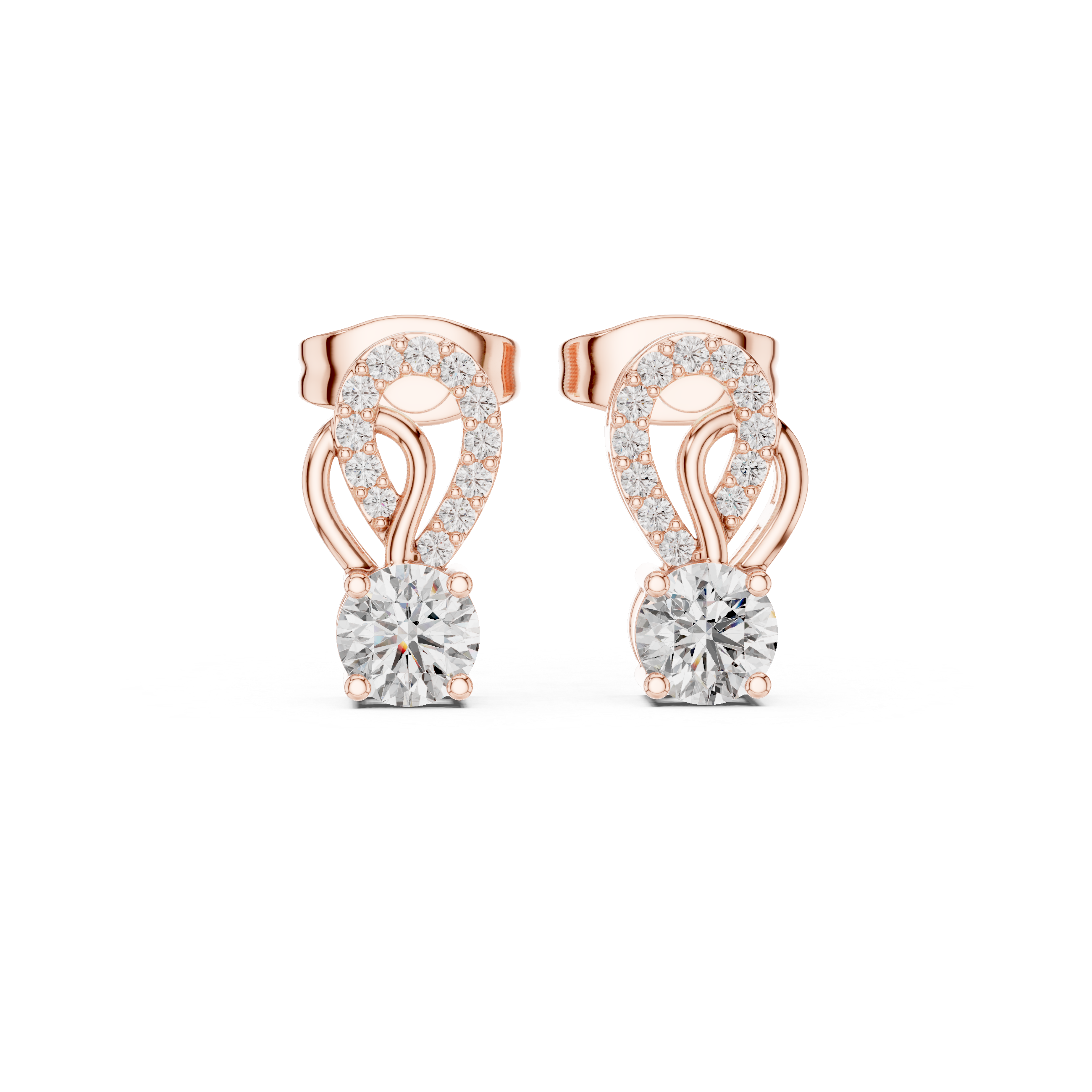 Orlisse Heart Flow Earrings