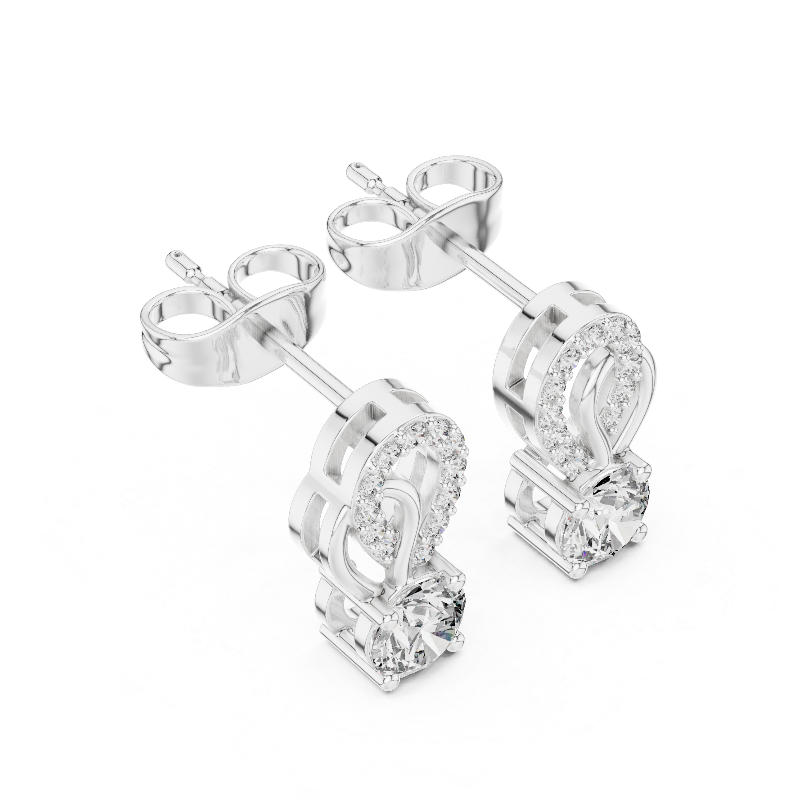 Orlisse Heart Flow Earrings