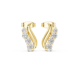 Marina Wave Diamond Earrings