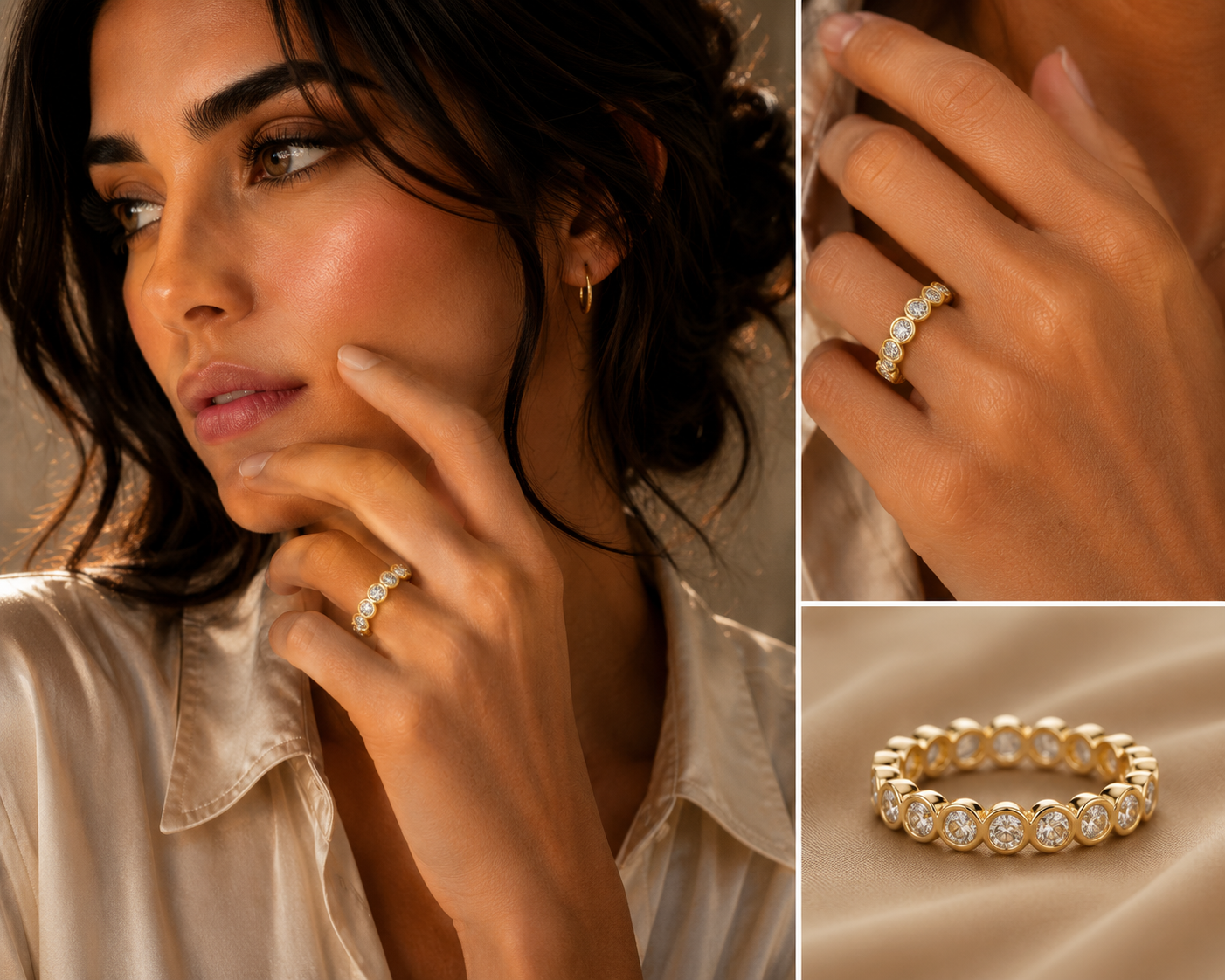 Round Cut Eternity Ring