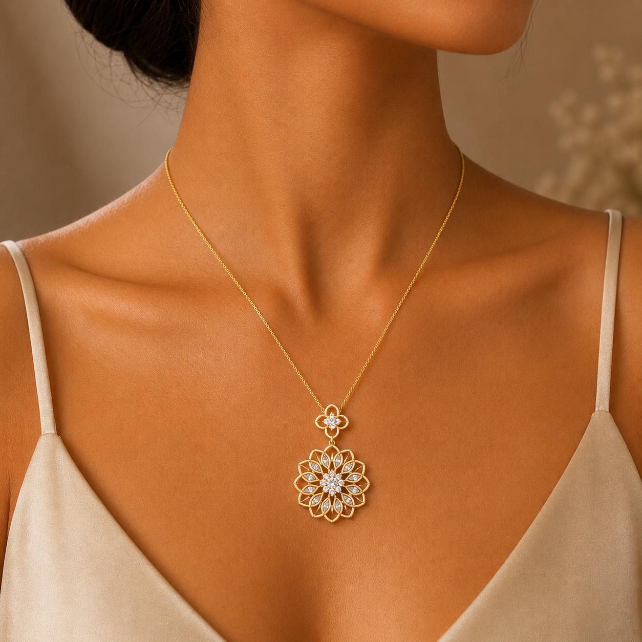 Canora Bloom Diamond Pendant
