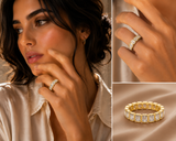 Emerald Cut Eternity Ring