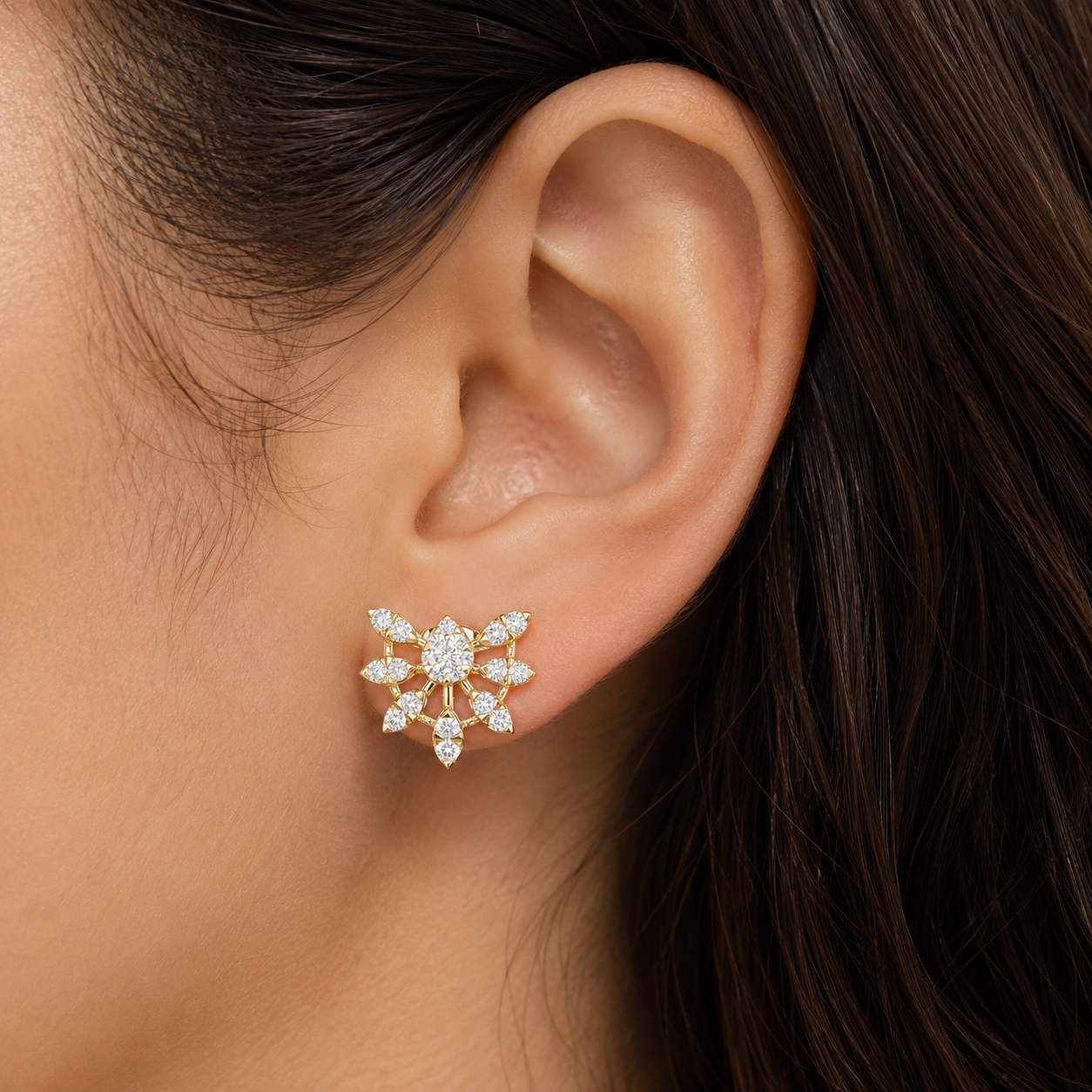 Nightwing Diamond Earrings