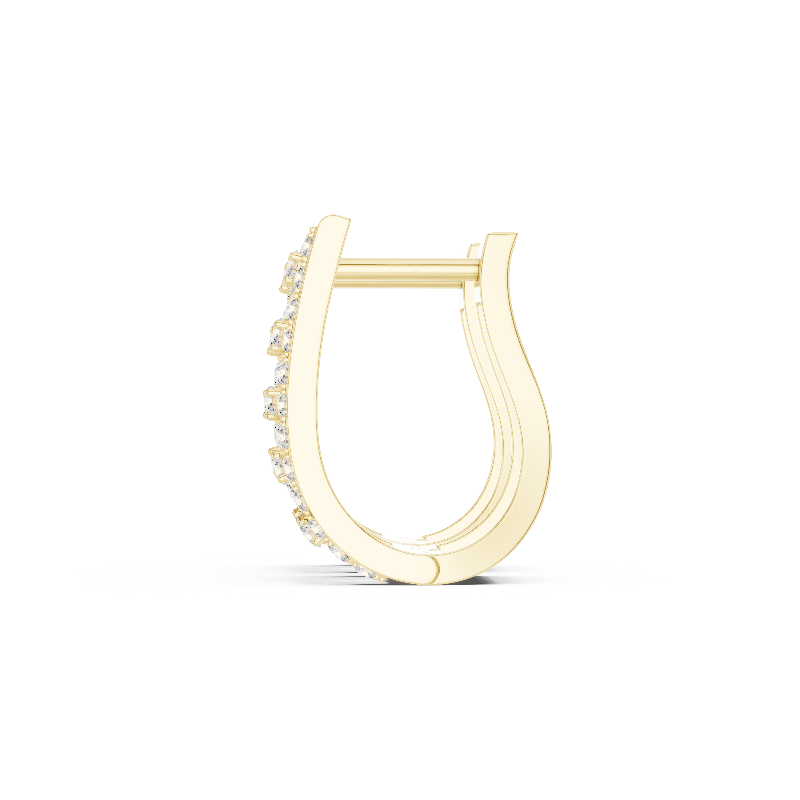 Rosévara Diamond Hoop Earrings