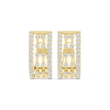 Rosévara Diamond Hoop Earrings