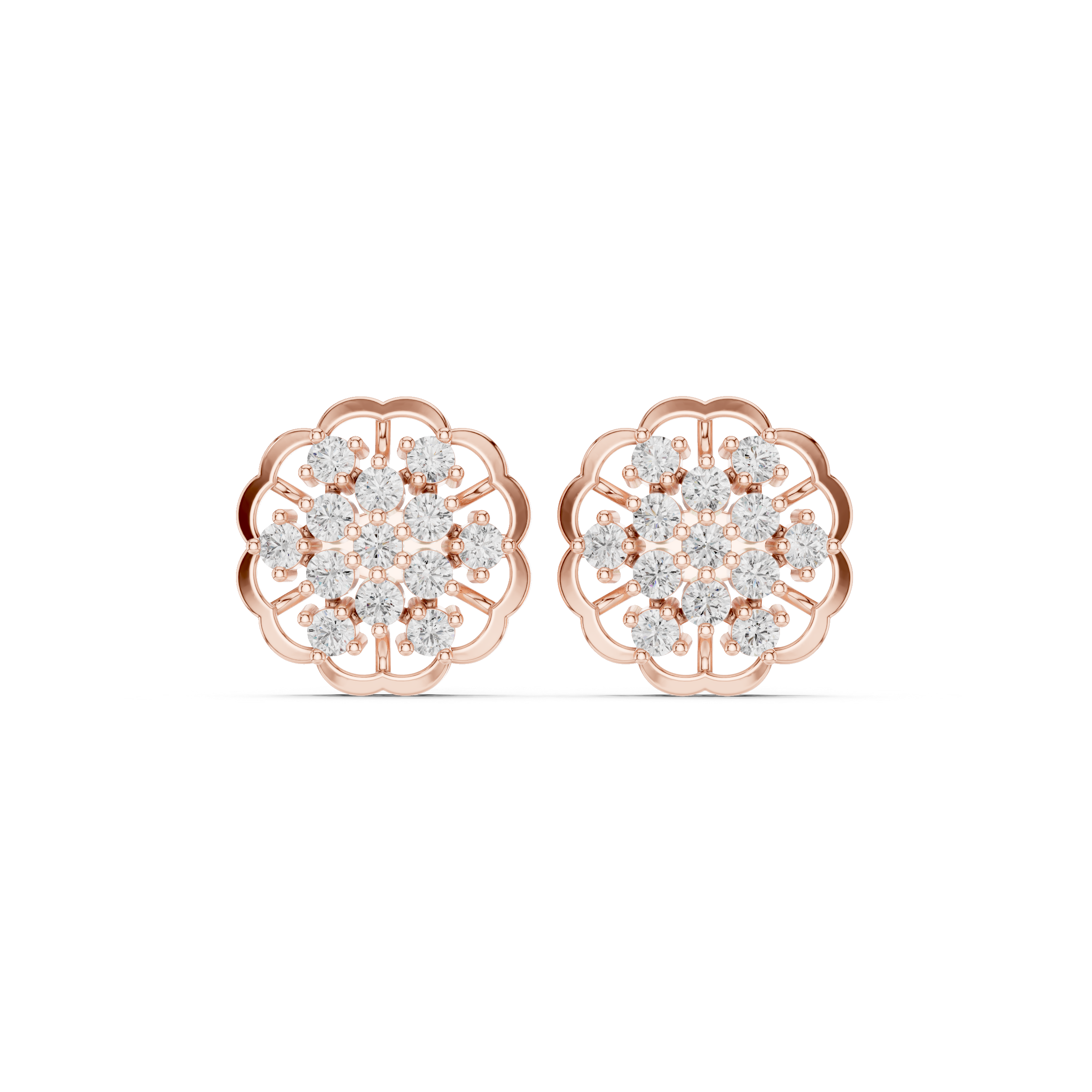 Florielle Bloom Diamond Earrings