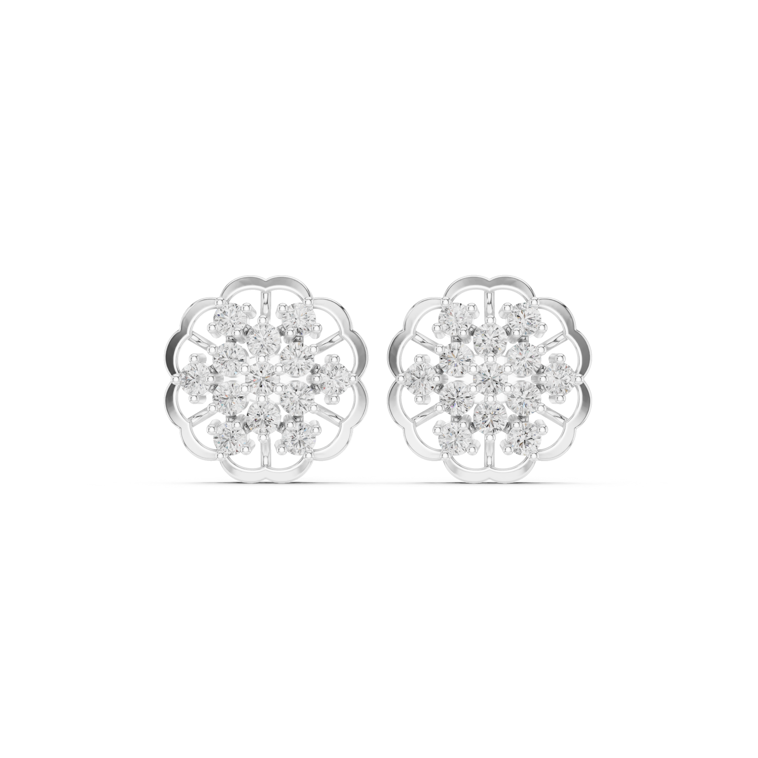 Florielle Bloom Diamond Earrings