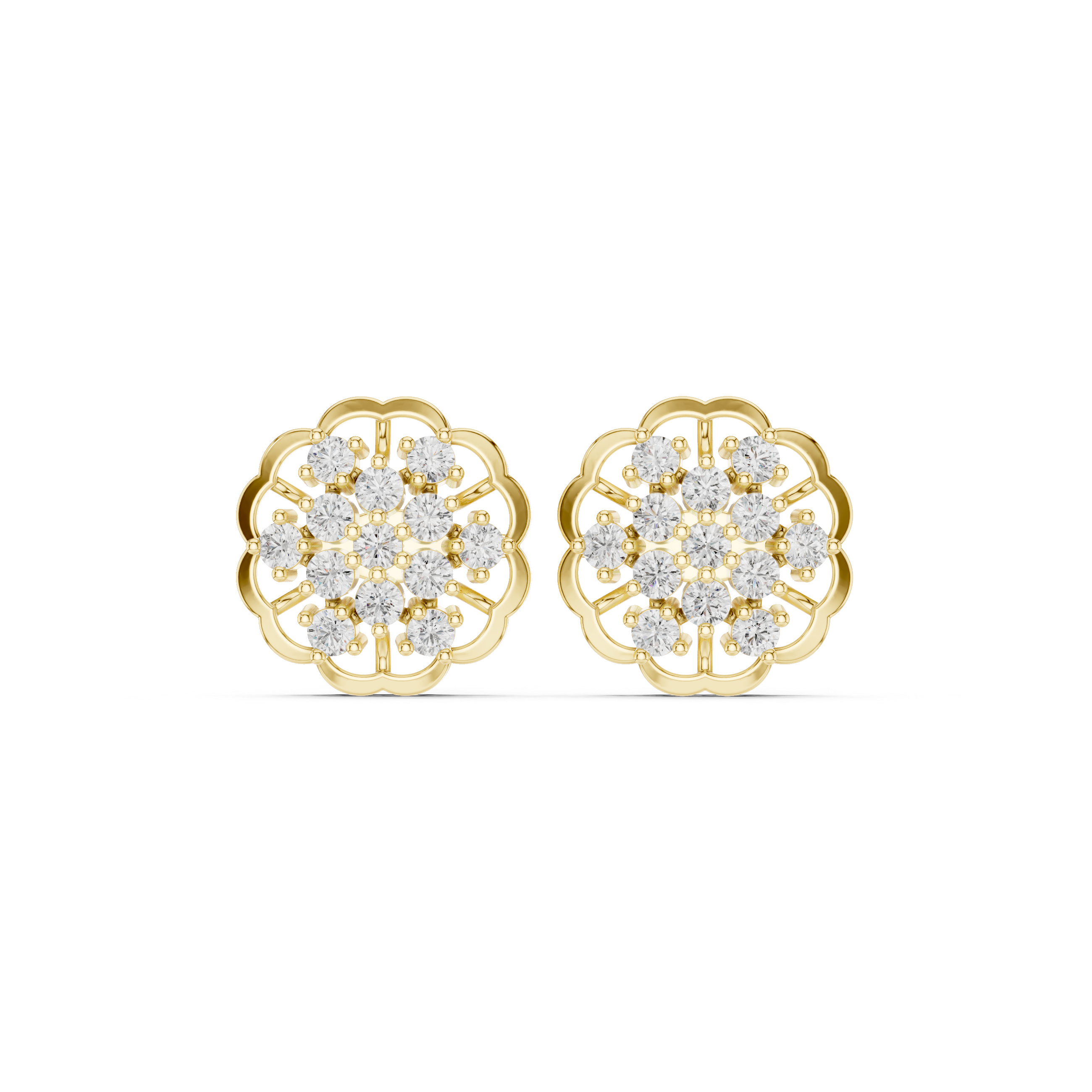 Florielle Bloom Diamond Earrings