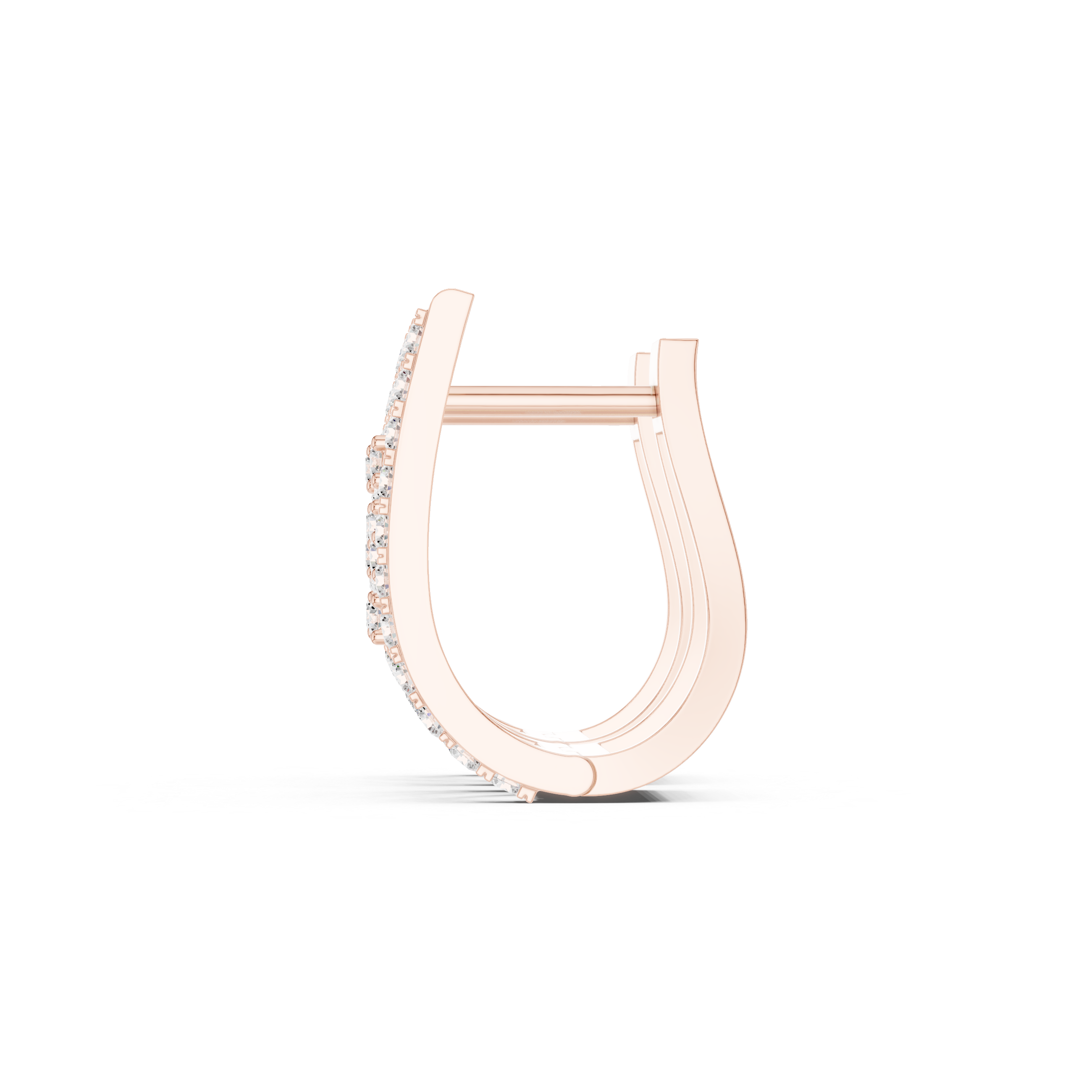 Velastra Diamond Geometric Hoop Earrings