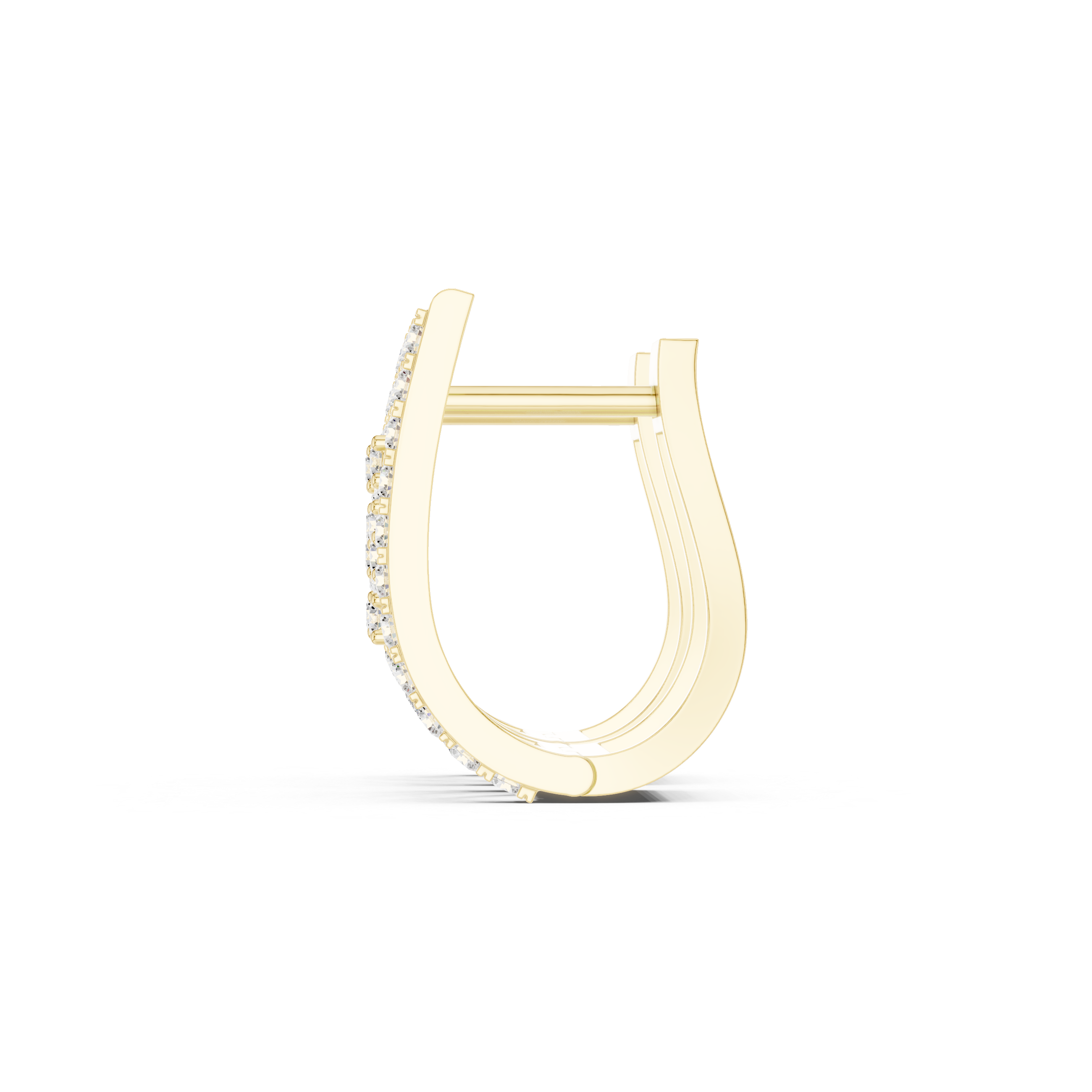 Velastra Diamond Geometric Hoop Earrings