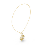 Squarelle Diamond Pendant