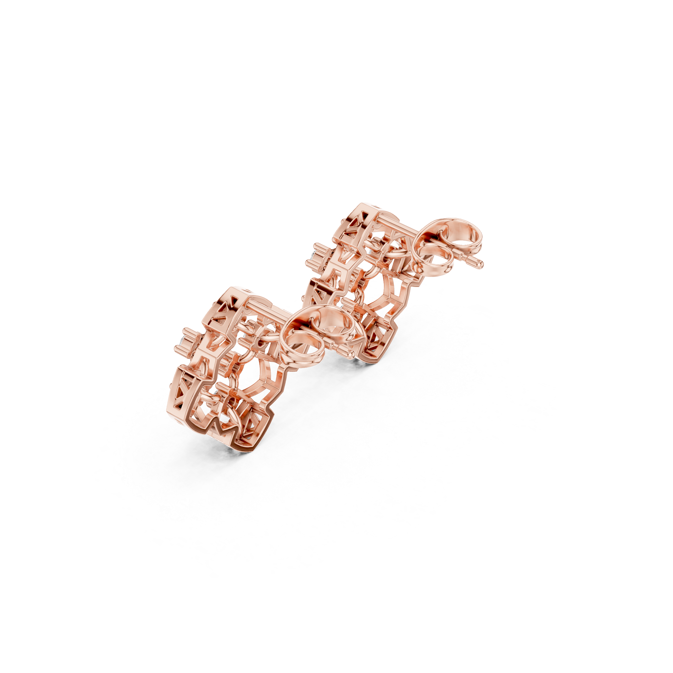 Linhara Floral Diamond Earrings