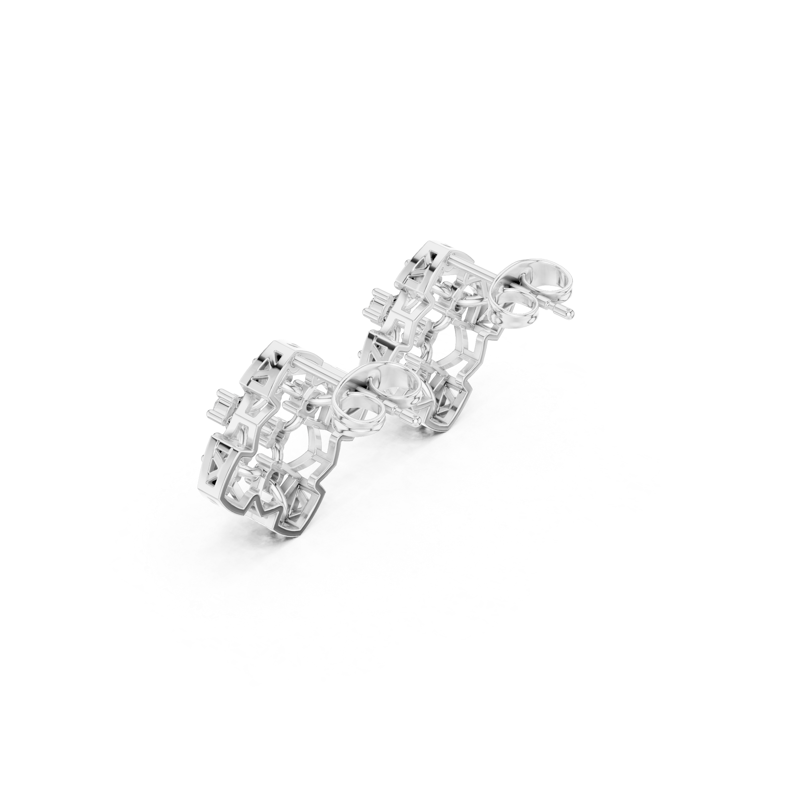 Linhara Floral Diamond Earrings