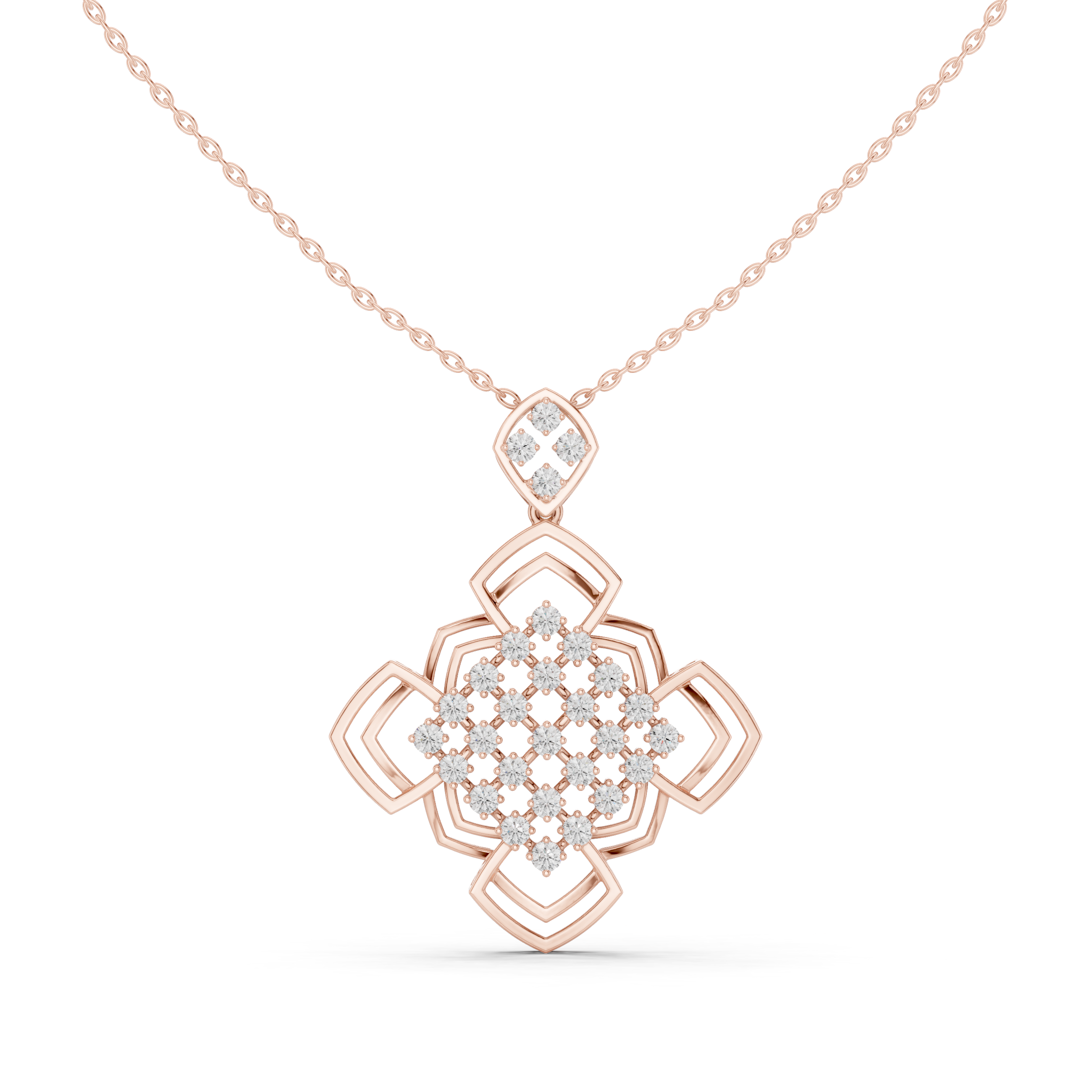 Heliora Bloom Diamond Pendant