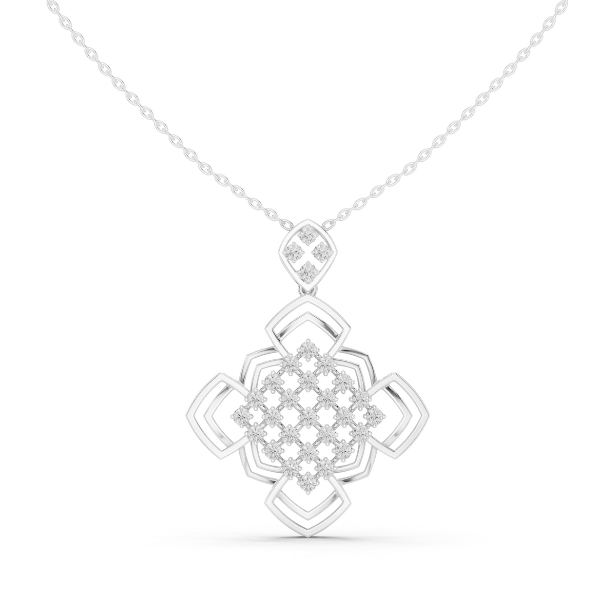 Heliora Bloom Diamond Pendant
