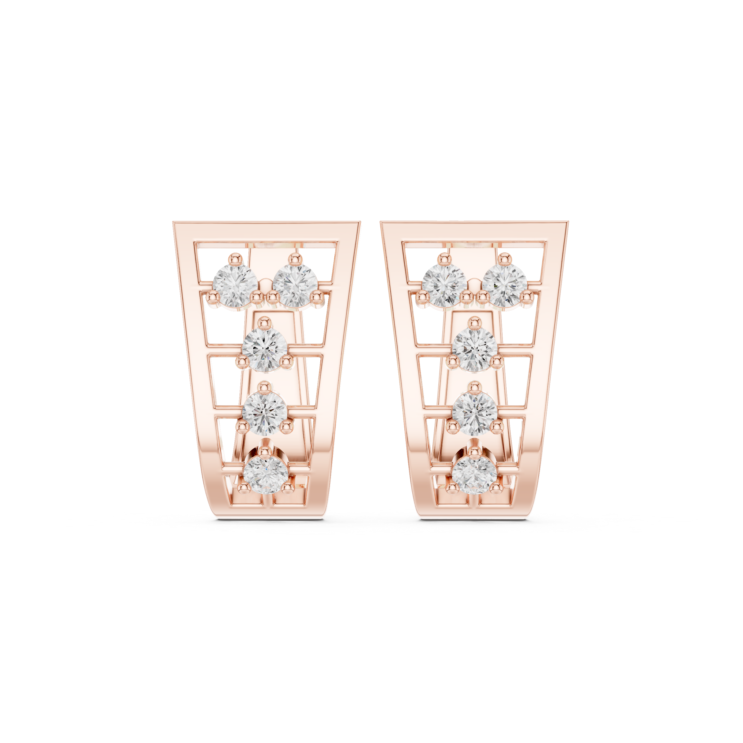 Isabella Prism Diamond Earrings