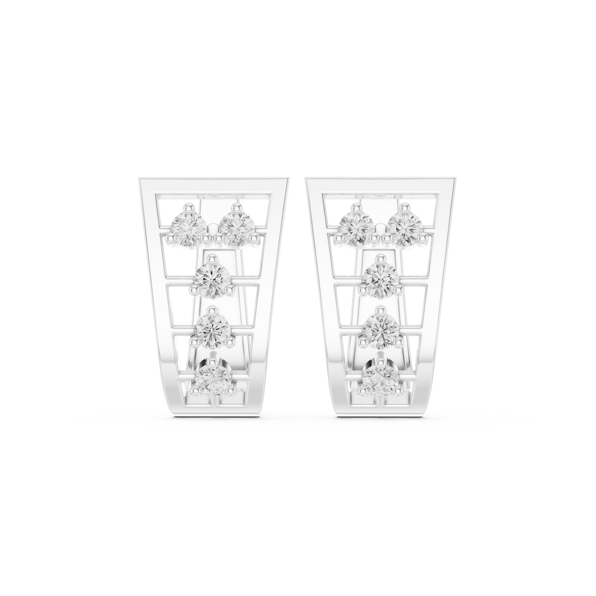 Isabella Prism Diamond Earrings