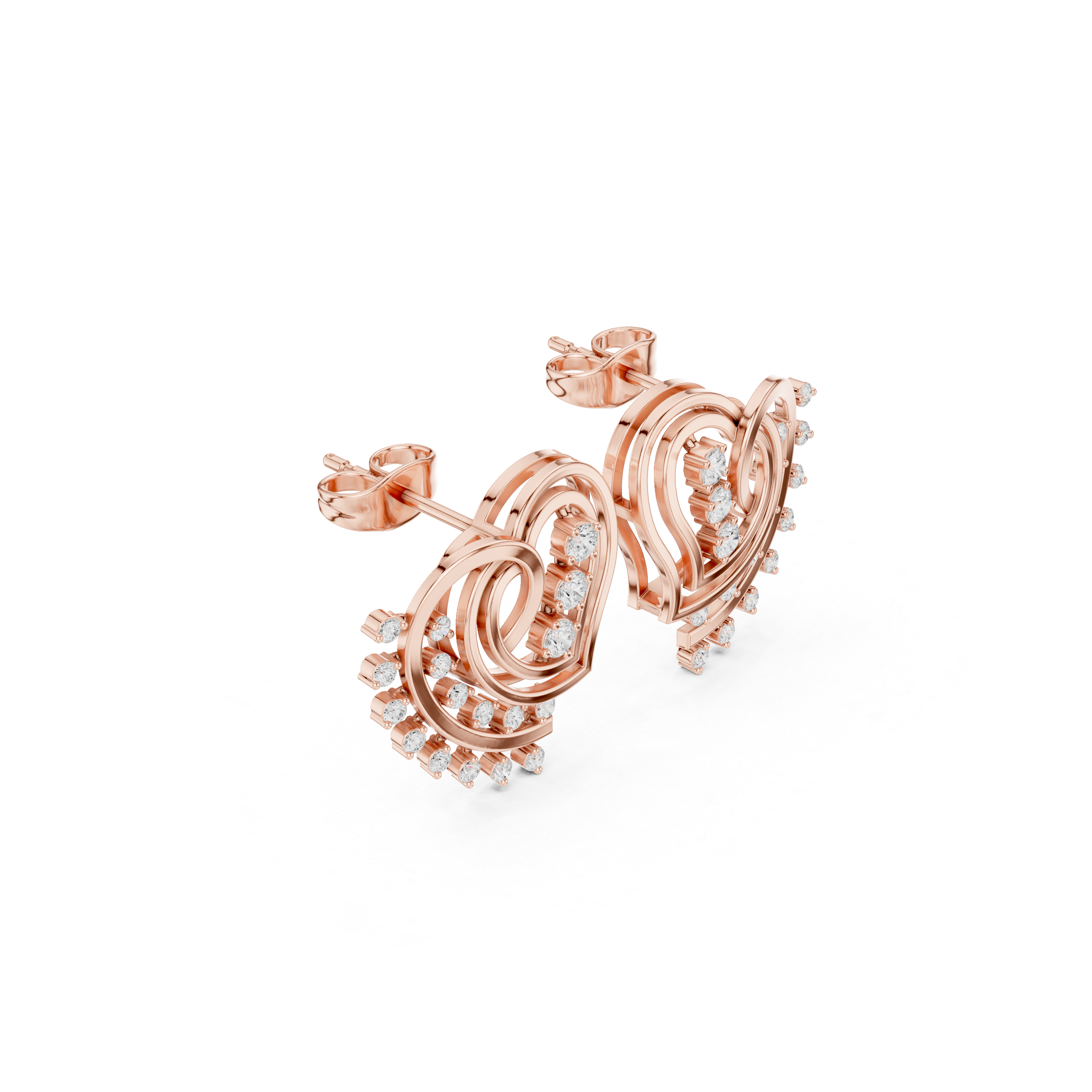 Aurawing Diamond Earrings