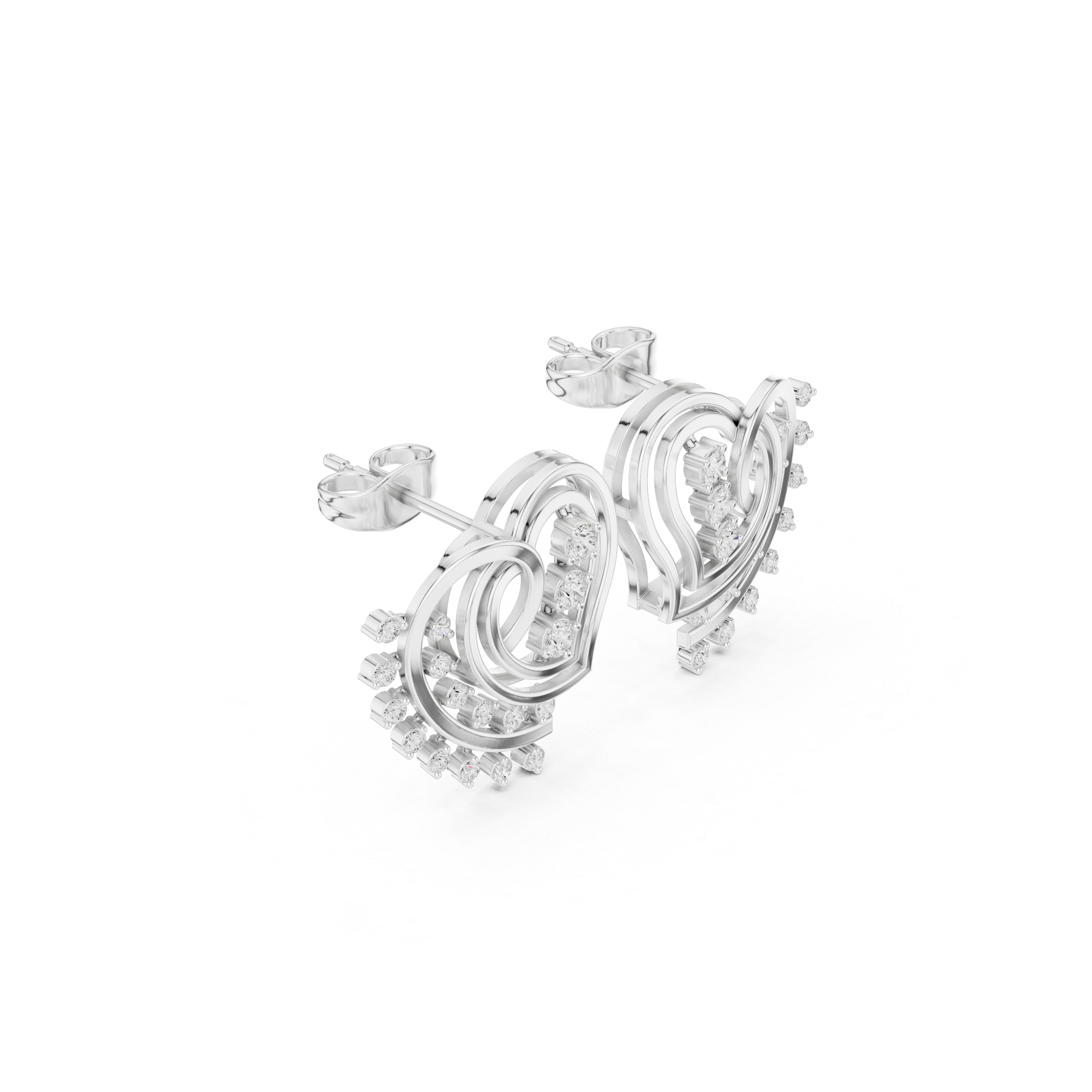 Aurawing Diamond Earrings